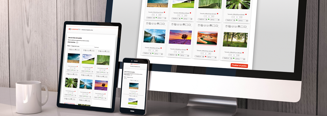 Pedidos de revelado de copias desde tu propia web